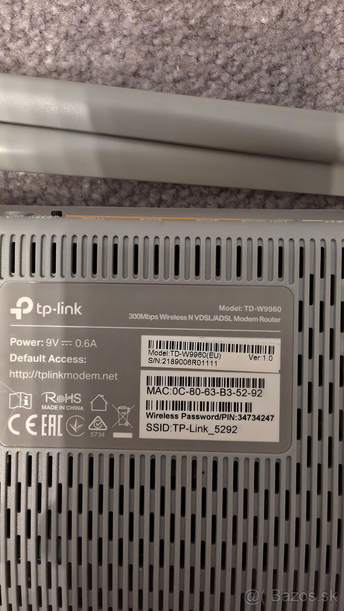 Router tp-link TD-W9960 (ADSL) - 3