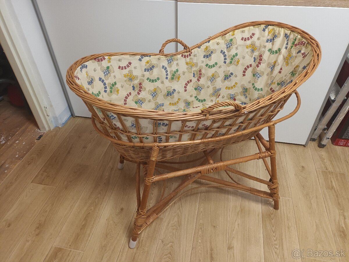 Prútený Mojžišov kôš pre bábätko - 3