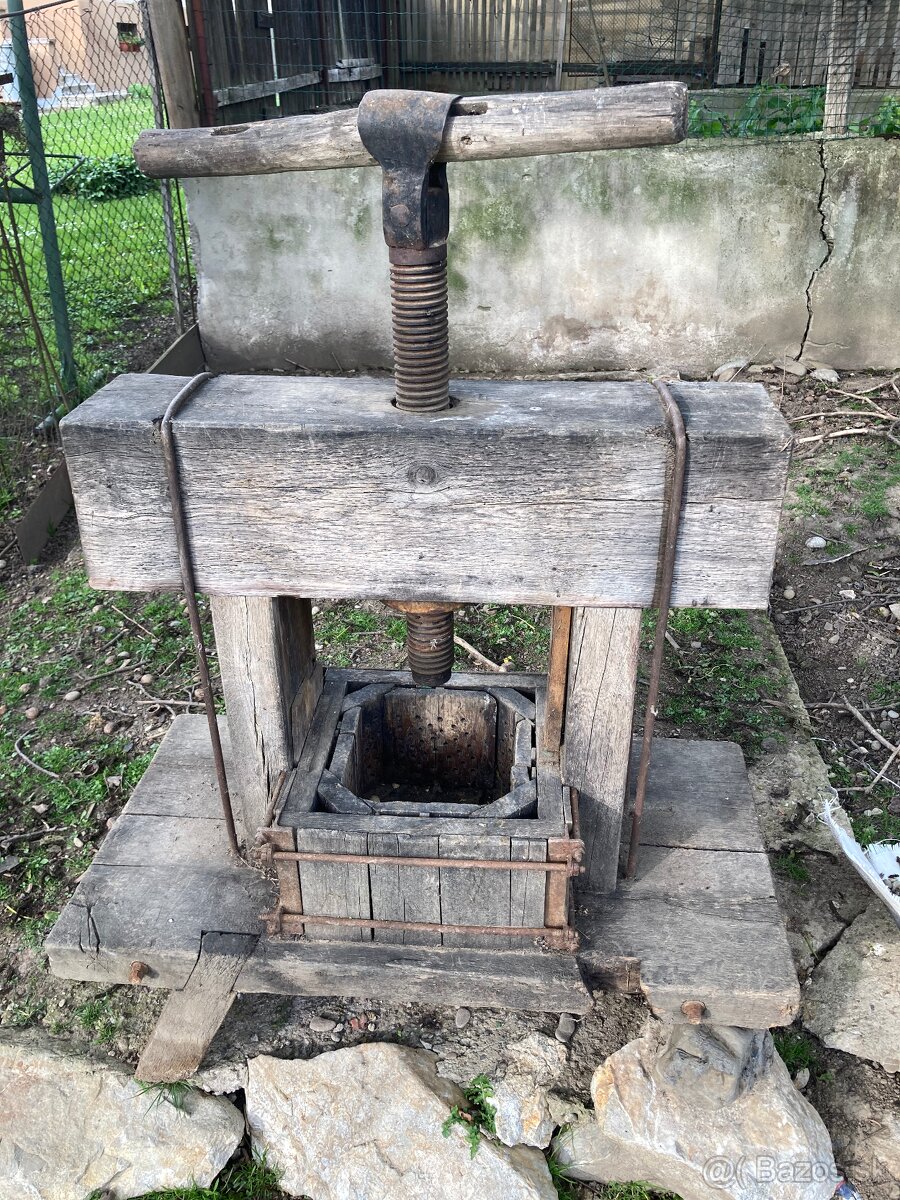 Historický lis na jablká - 3