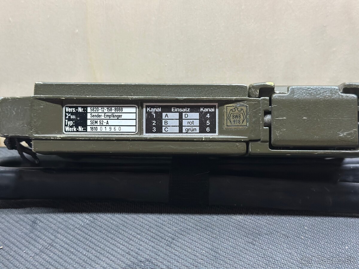 Sender Empfänger SEM 52 A rádiostanica - 3