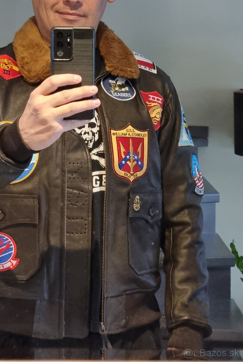 Kožená bunda Top Gun - 3