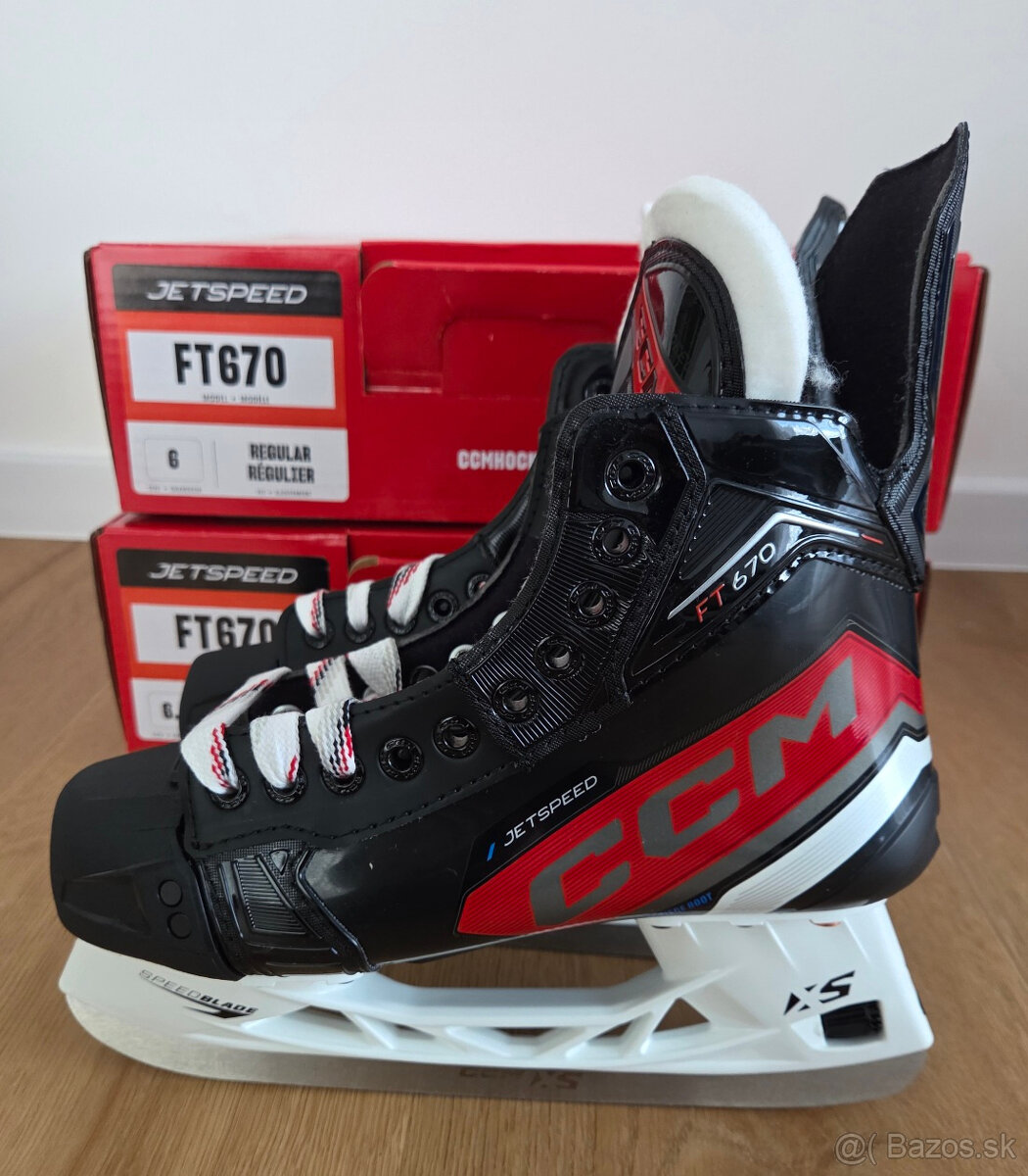 Korčule CCM Jetspeed FT670 Internediate,Junior - 3