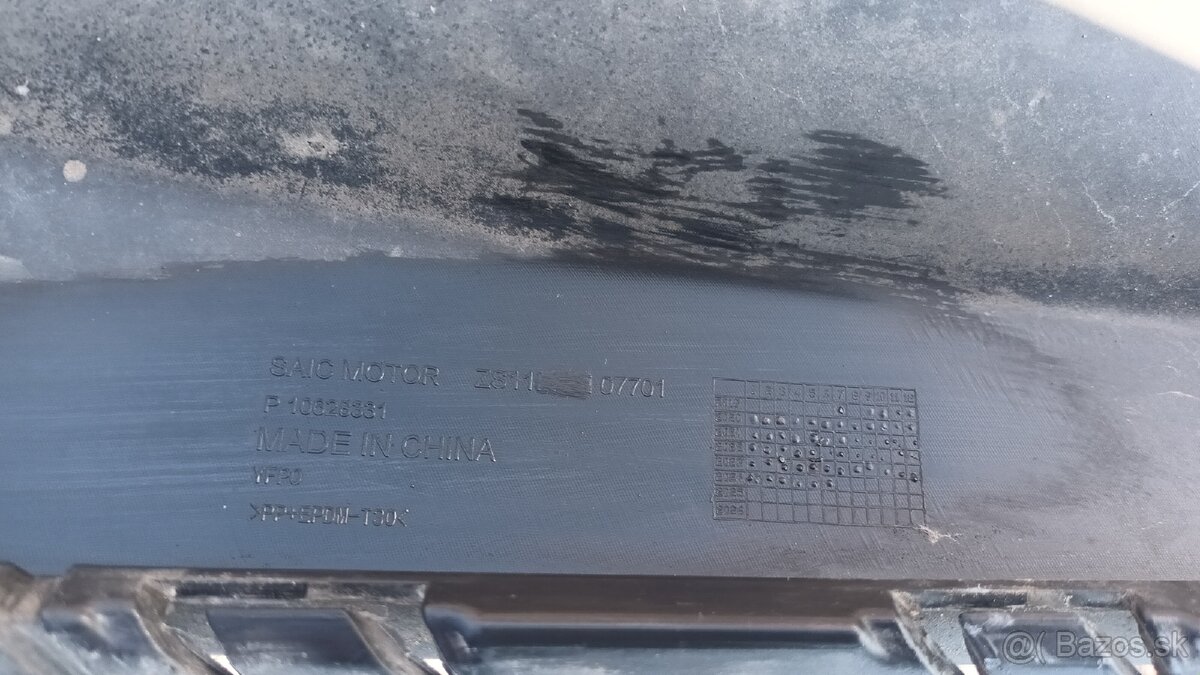 ochranný lem predného nárazníka, MG ZS - 3