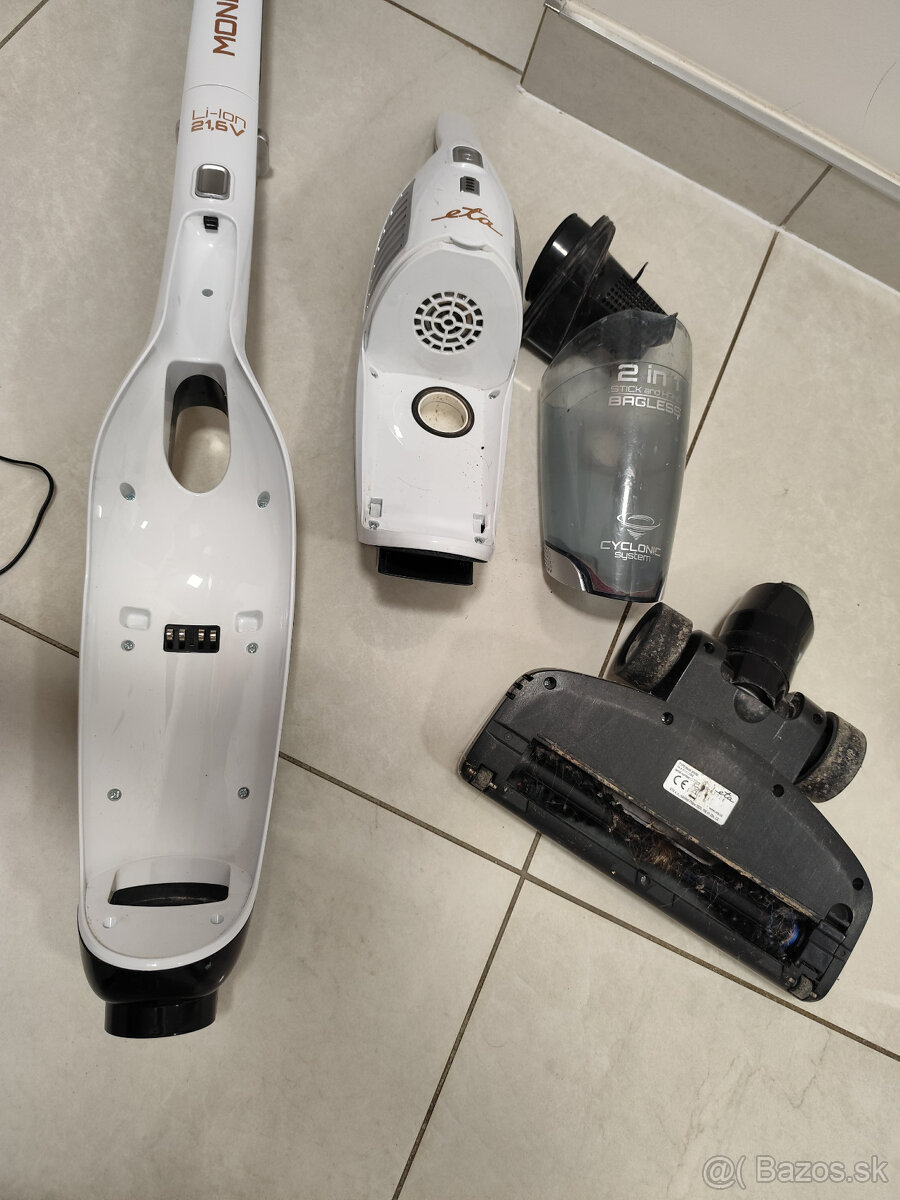 Tyčový vysávač ETA Moneto 6449 90000 biely - 3