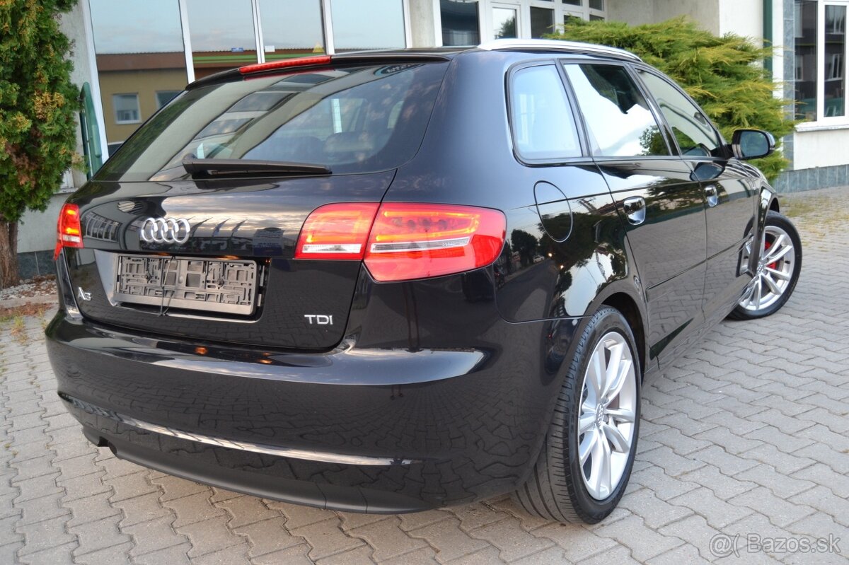 AUDI A3 1.6 TDI S LINE, TEMPOMAT, XENÓNY,KOŽA, ELEKTRÓNY R17 - 3
