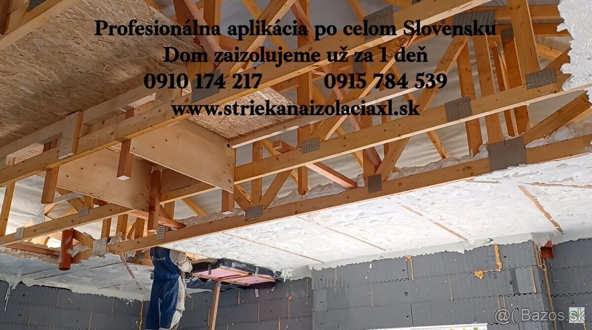 STRIEKANÁ IZOLÁCIA PUR PENOU – DOMY, PODKROVIA, HALY, GARÁŽE - 3