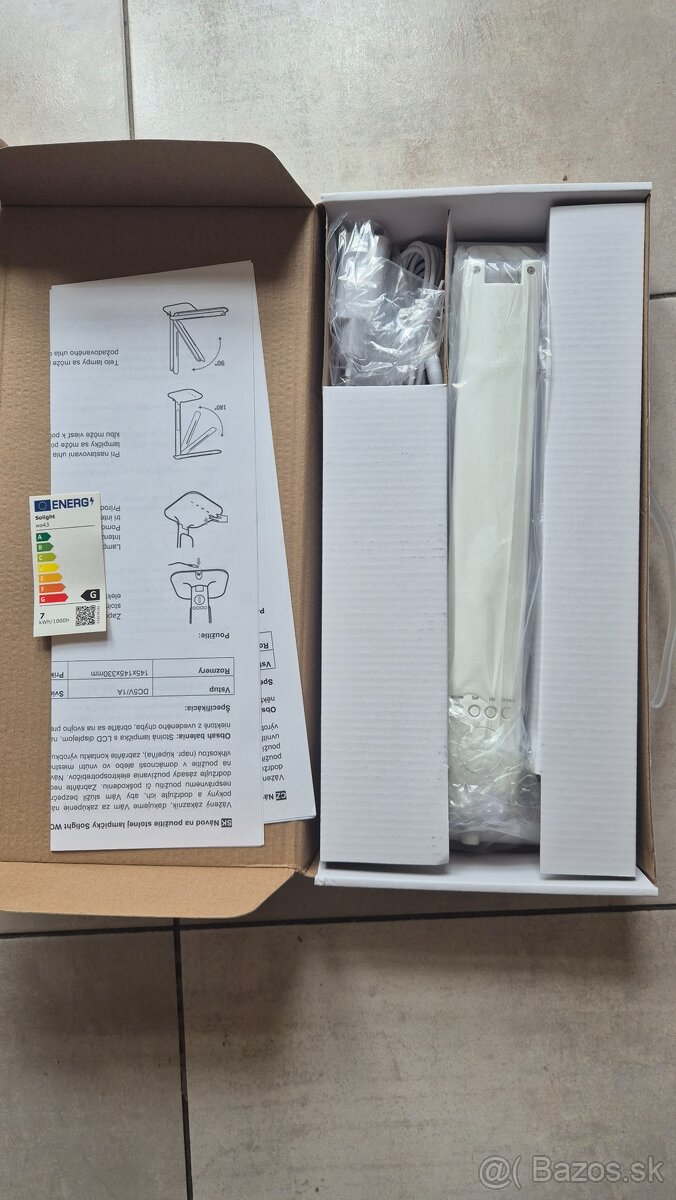 LED stmievateľná stolná lampička SOLIGHT - 3