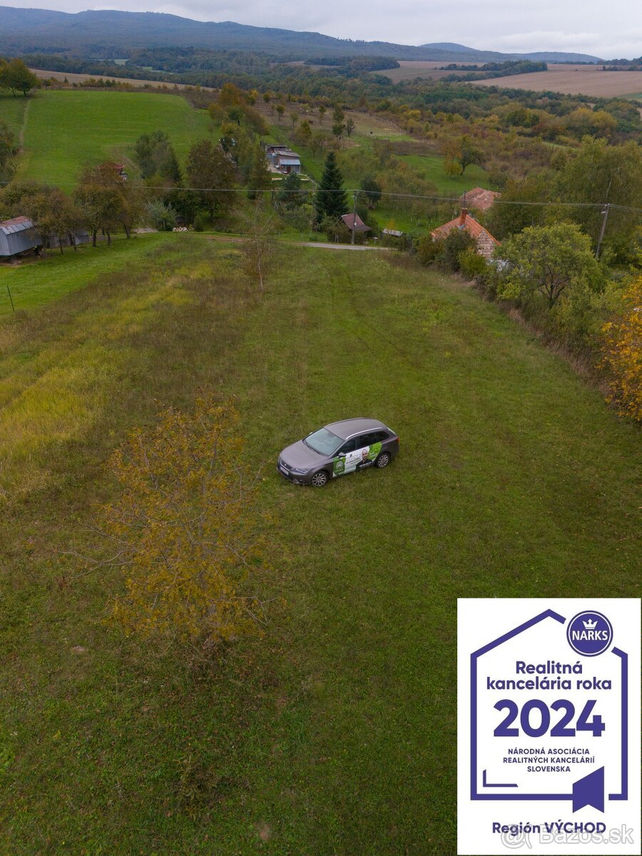 Pozemok v lone prírody s výhľadom na Slanské vrchy, obec Bre - 3