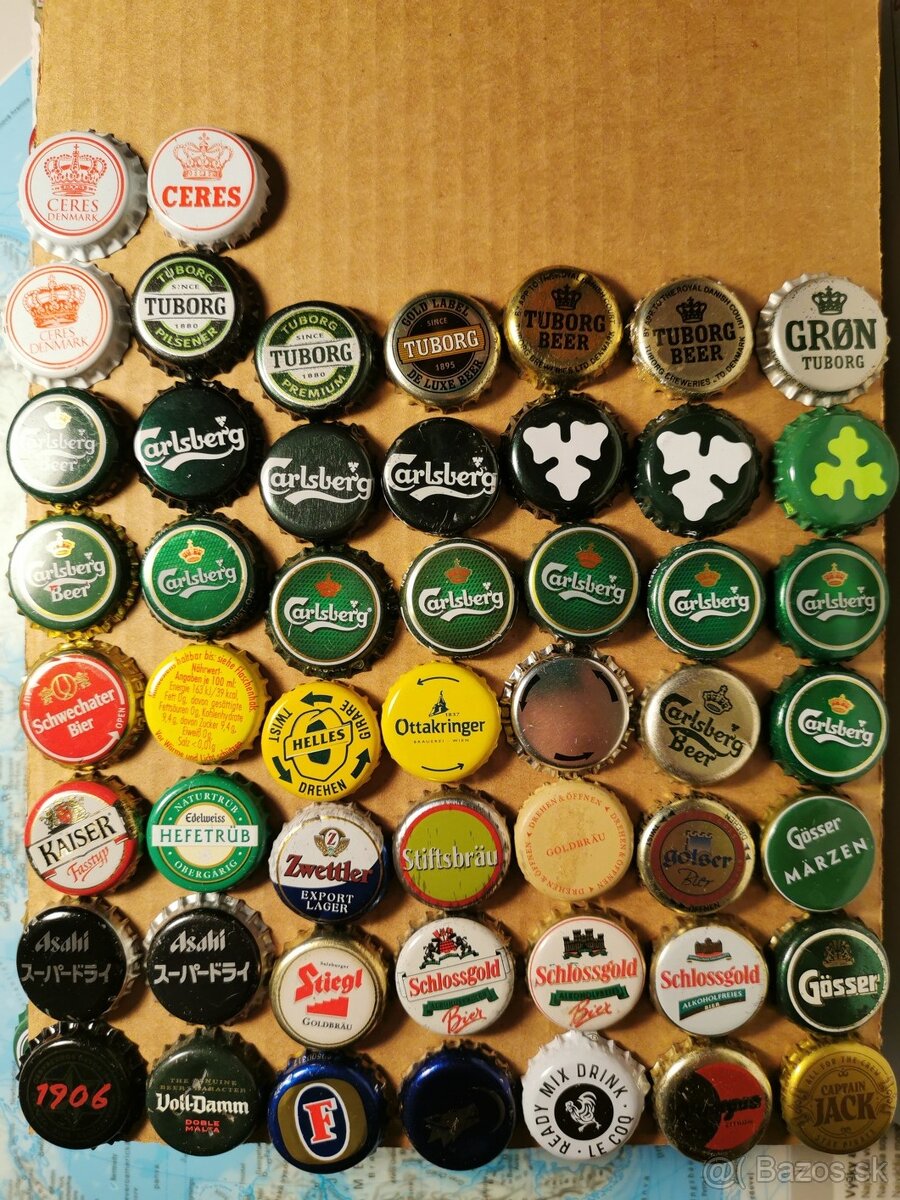 Predám korunkové uzávery, vrchnáky z piva a nápojov zbierka - 3