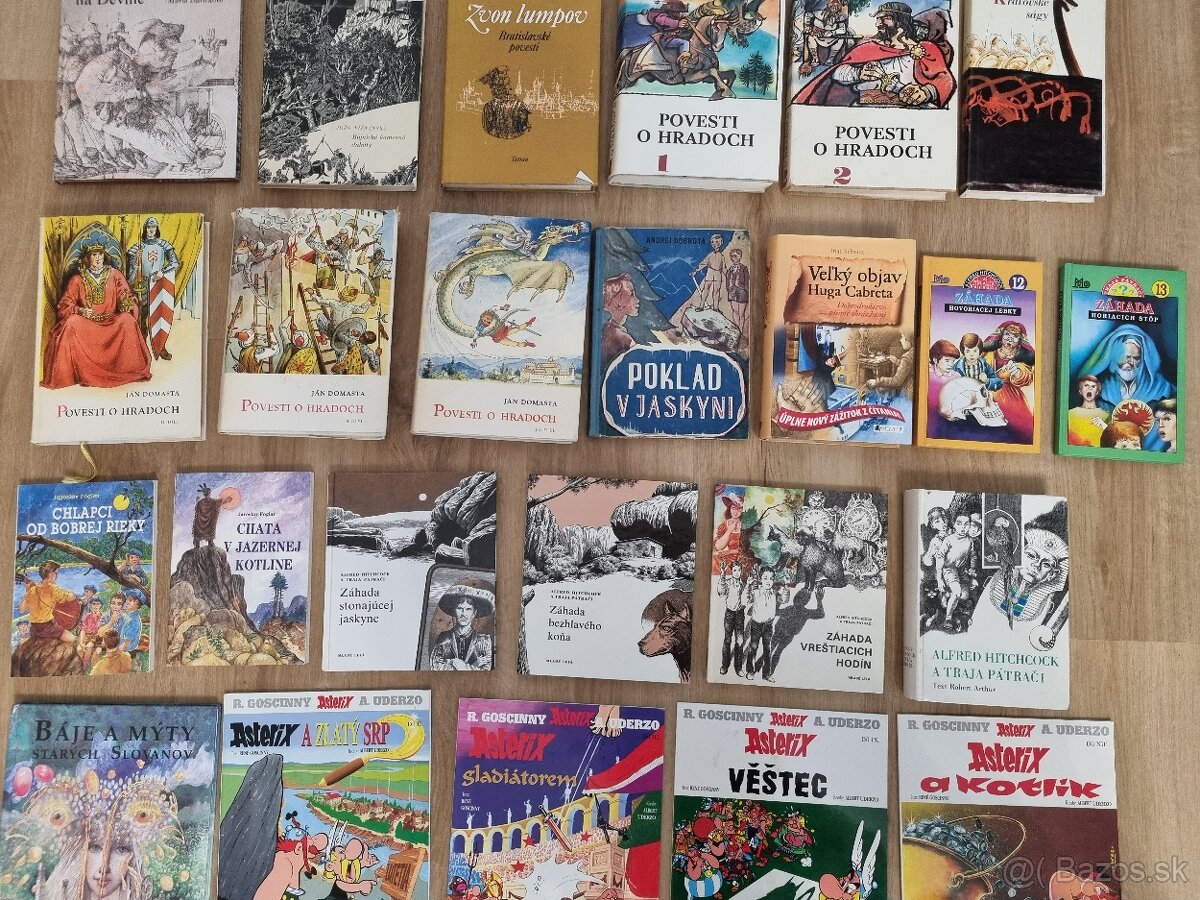 Pekné detské knihy 6/7 báje, mýty, Hitchcock, Asterix - 3