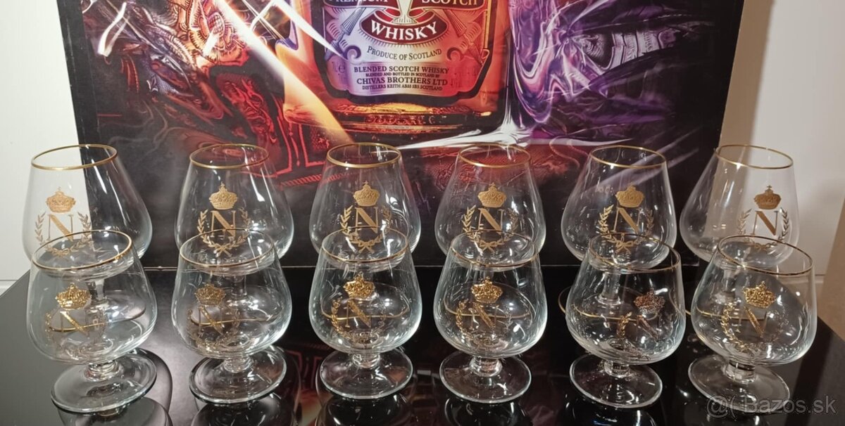 Kultové poháre Napoleonky 6 kusov väčšie 6 kusov menšie - 3