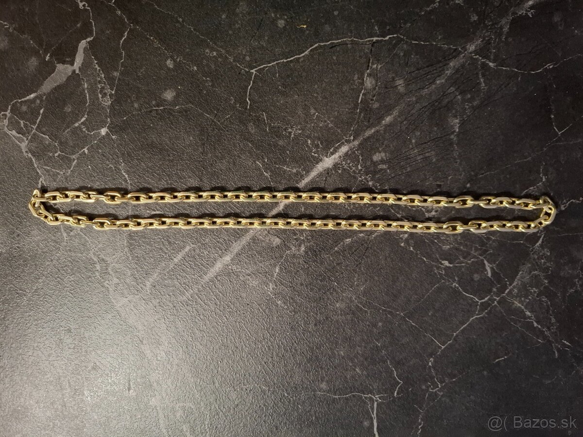 Zlaty puncovaný řetízek ruční - 3