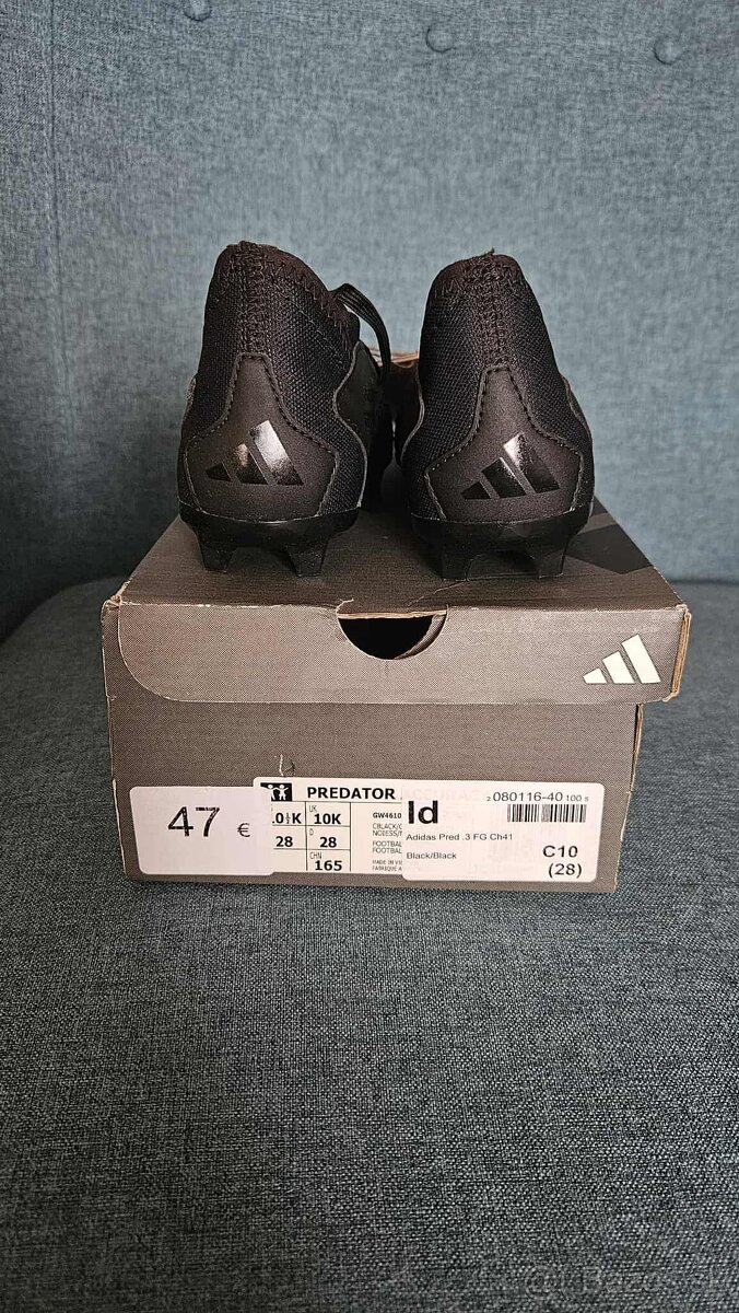 Adidas Predator 3 FG CH41 ( Čierne ) - 3