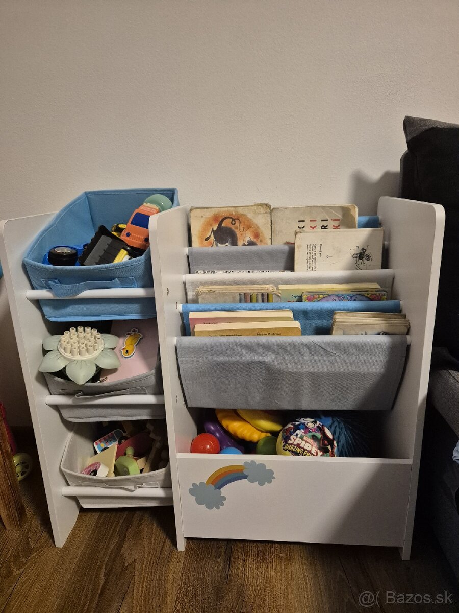 Detská komoda, regál na hračky - 3