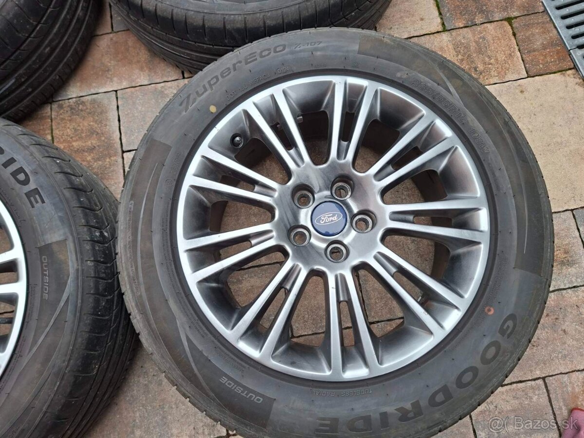 Originálne hliníkové disky Ford R17, 5x108 - 3
