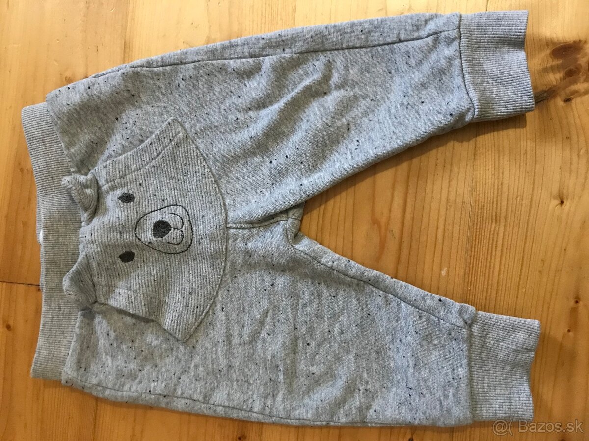 Reserved + H&M tepláky 80 5ks - 3