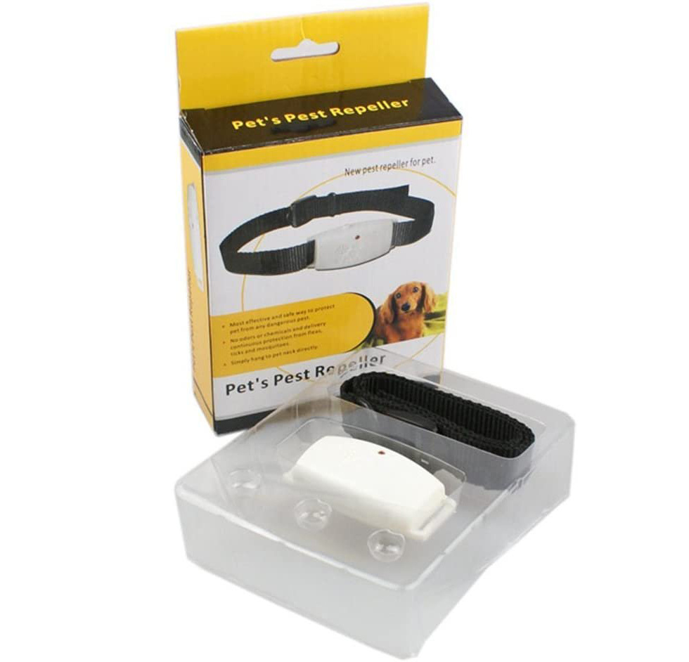 Elektrický ultrazvukový obojok pre psa proti kliešťom - 3