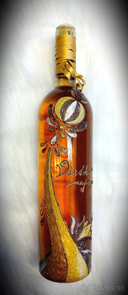 Fľaša s venovaním, s číslom, s menom - 3