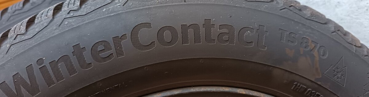 185/65/R15 zimné CONTINENTAL +disky - 3
