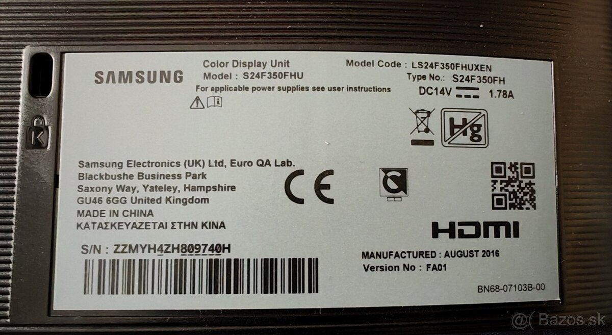SAMSUNG S24F350FHU - 3