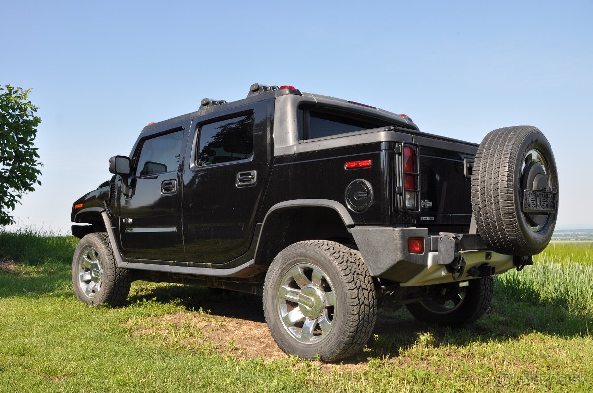 HUMMER H2 SUT Pick up, poslední model 6.2 V8 - rok 2008