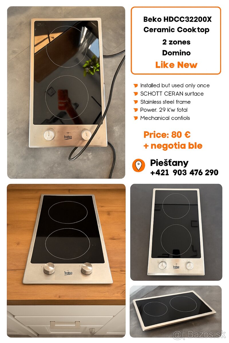 Beko HDCC32200X – vstavaná sklokeramická varná doska - 3