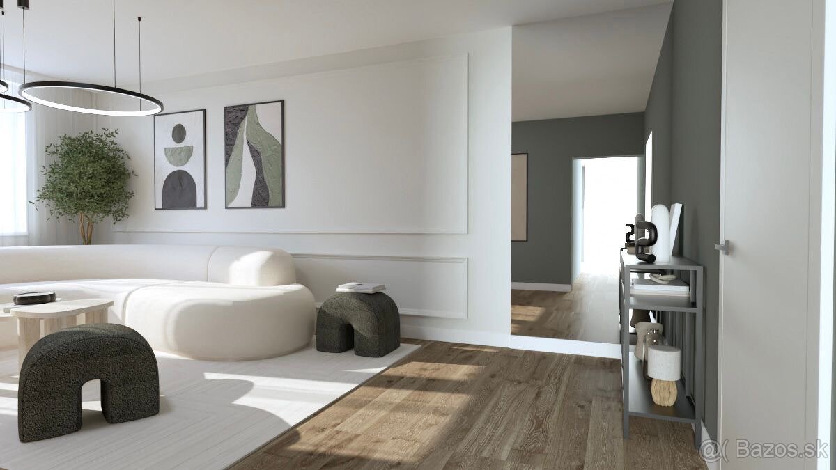 Na predaj štýlový 3 Izbovy byt po komp. reko. TN - 3