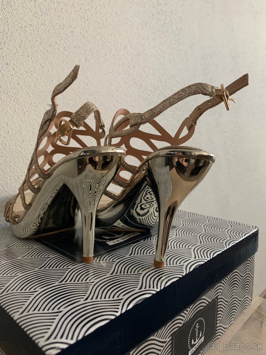 Zlaté sandálky, 36tky - 3