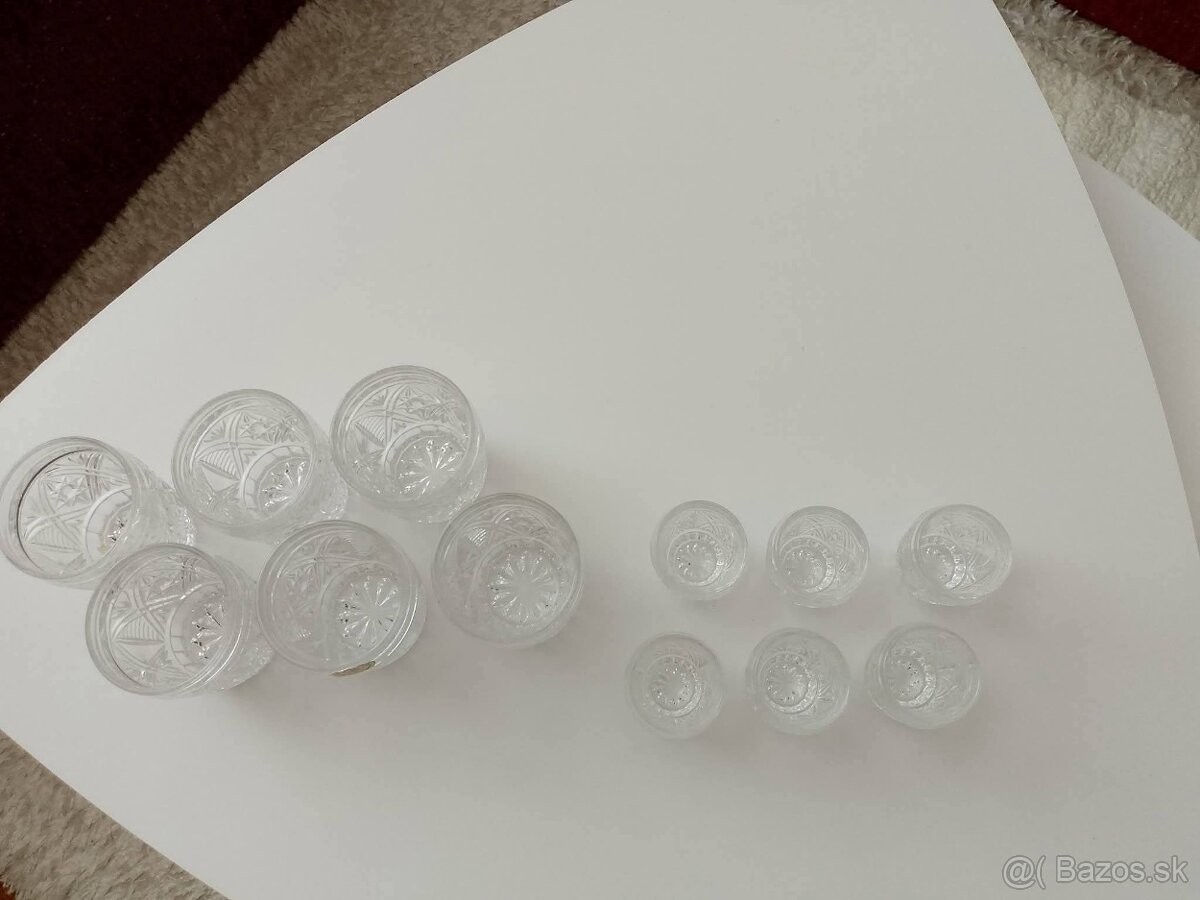 Krištáľové poháriky - 3