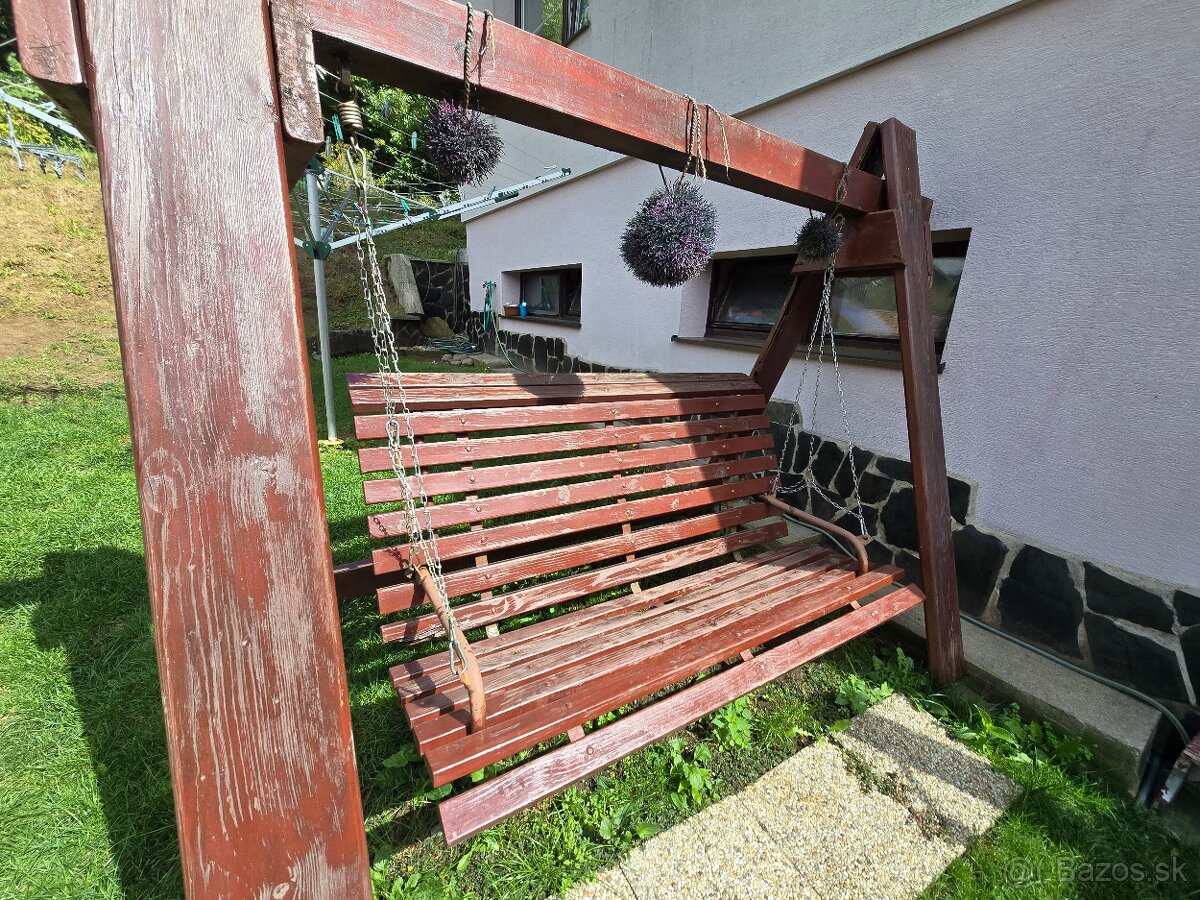 Drevená hojdačka - 3