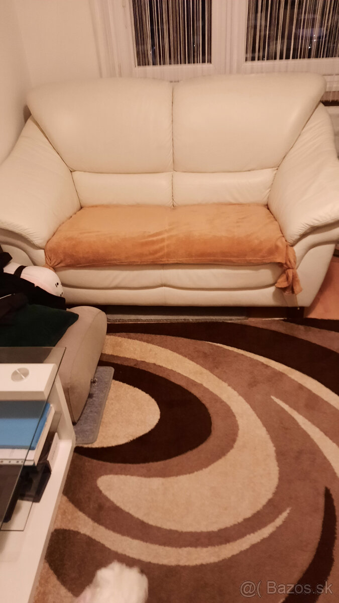 Kožená sedacia súprava. - 3