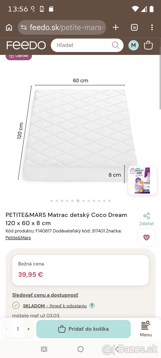 Postielka IKEA a matrac petit mars - 3