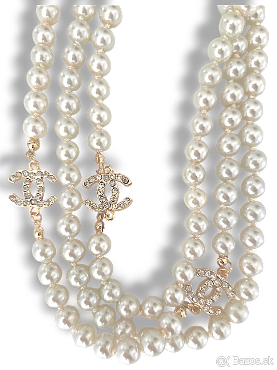 Chanel nahrdelnik handmade vintage - 3