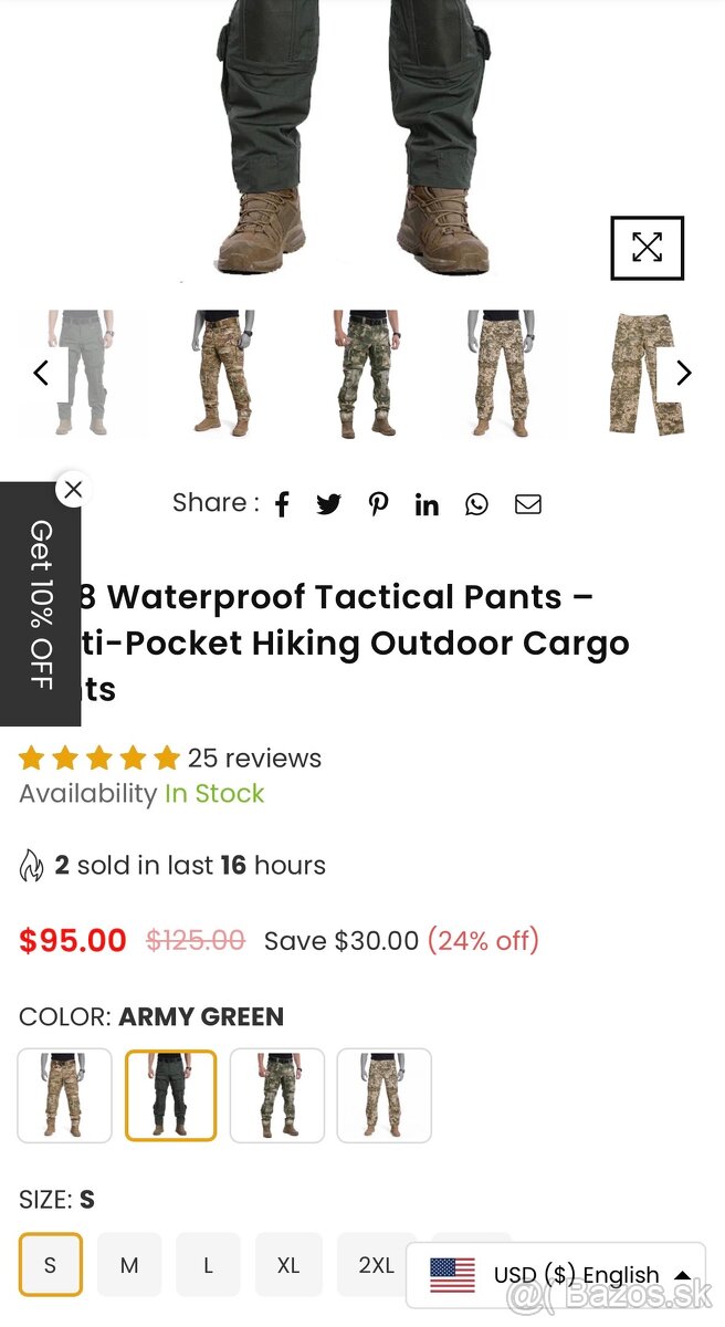 Combat nohavice G5 - 3