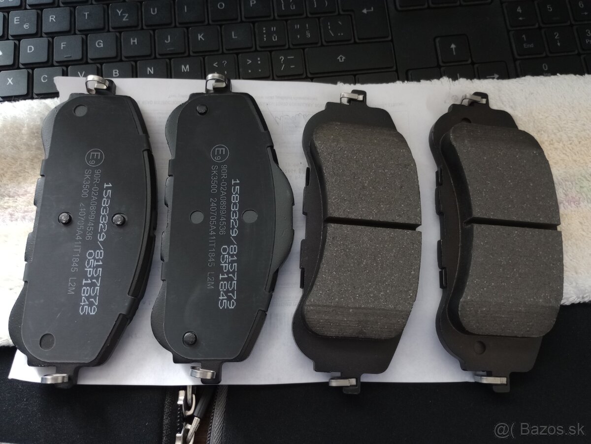 Brzdové platničky doštičky Ridex - 3