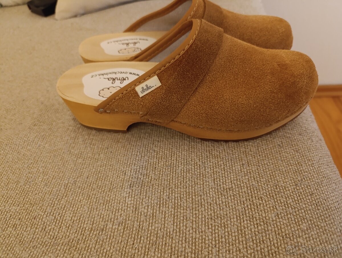 Dámske kožené dreváky - 3