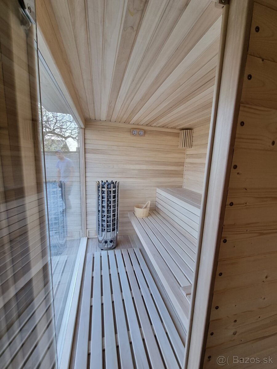 Exteriérová fínska sauna - KLASIK - 3