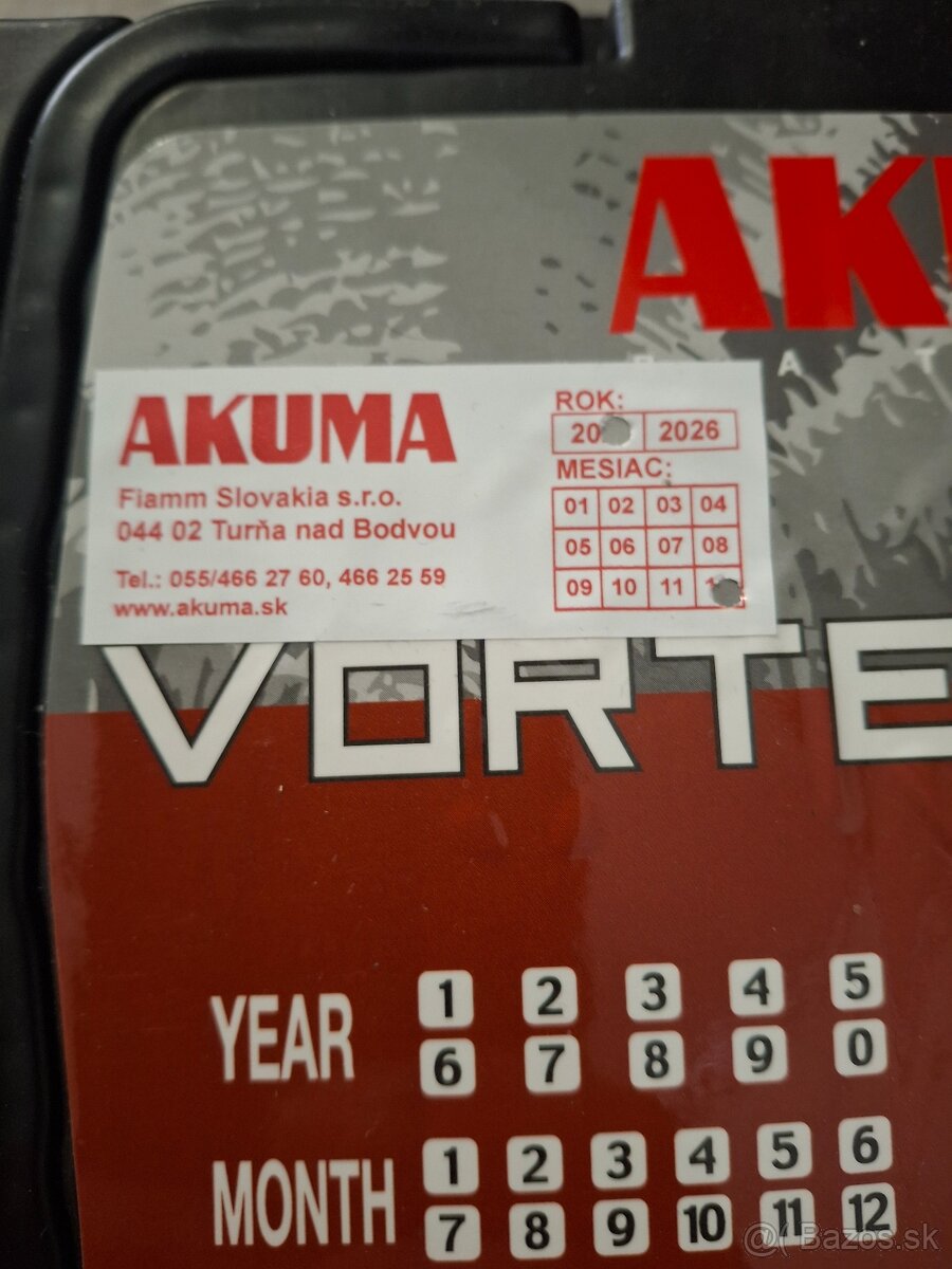 Nová autobatéria AKUMA VORTEK 12V 65Ah - 3