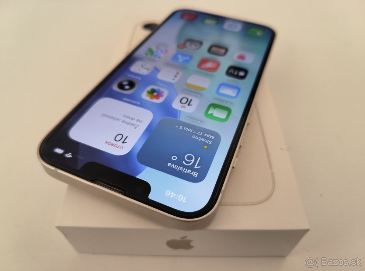 apple iphone 13 128gb Starlight / Batéria 100% - 3