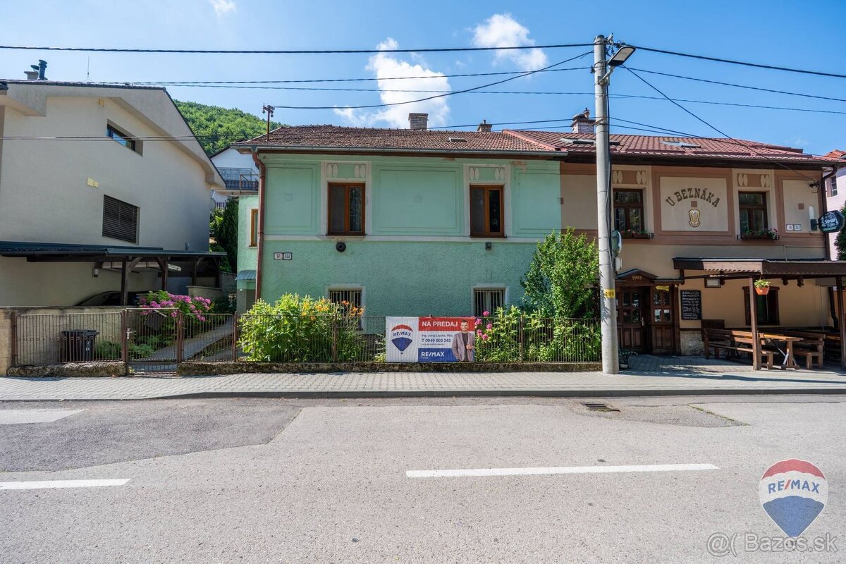 na predaj rodinný dom Trenčianske Teplice centrum pozemok 38 - 3
