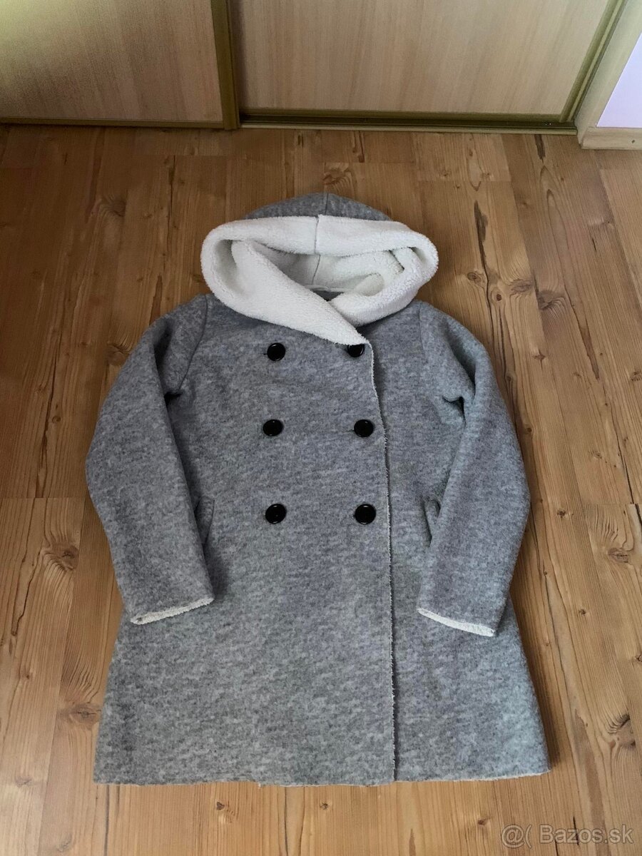 Kabát zimný dámsky šedý - 3