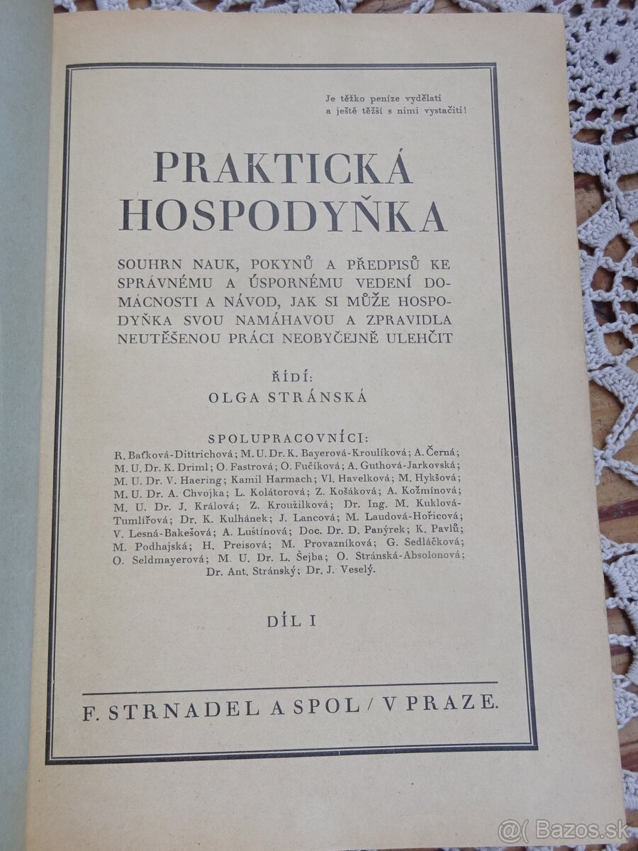 Praktická hospodynka I.-II., vydaná v roku 1927 - 3