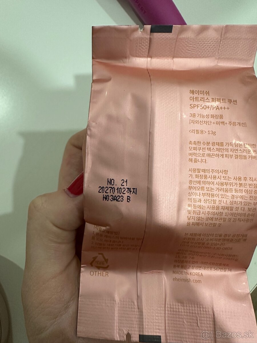 Heimish Cushion SPF50+ –púzdro + nový refill (odtieň 21) - 3