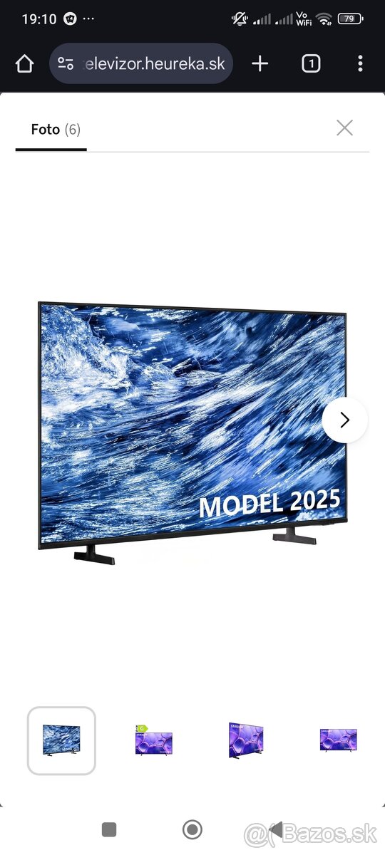 Predám úplne nový TV Samsung 4K QLED - 3
