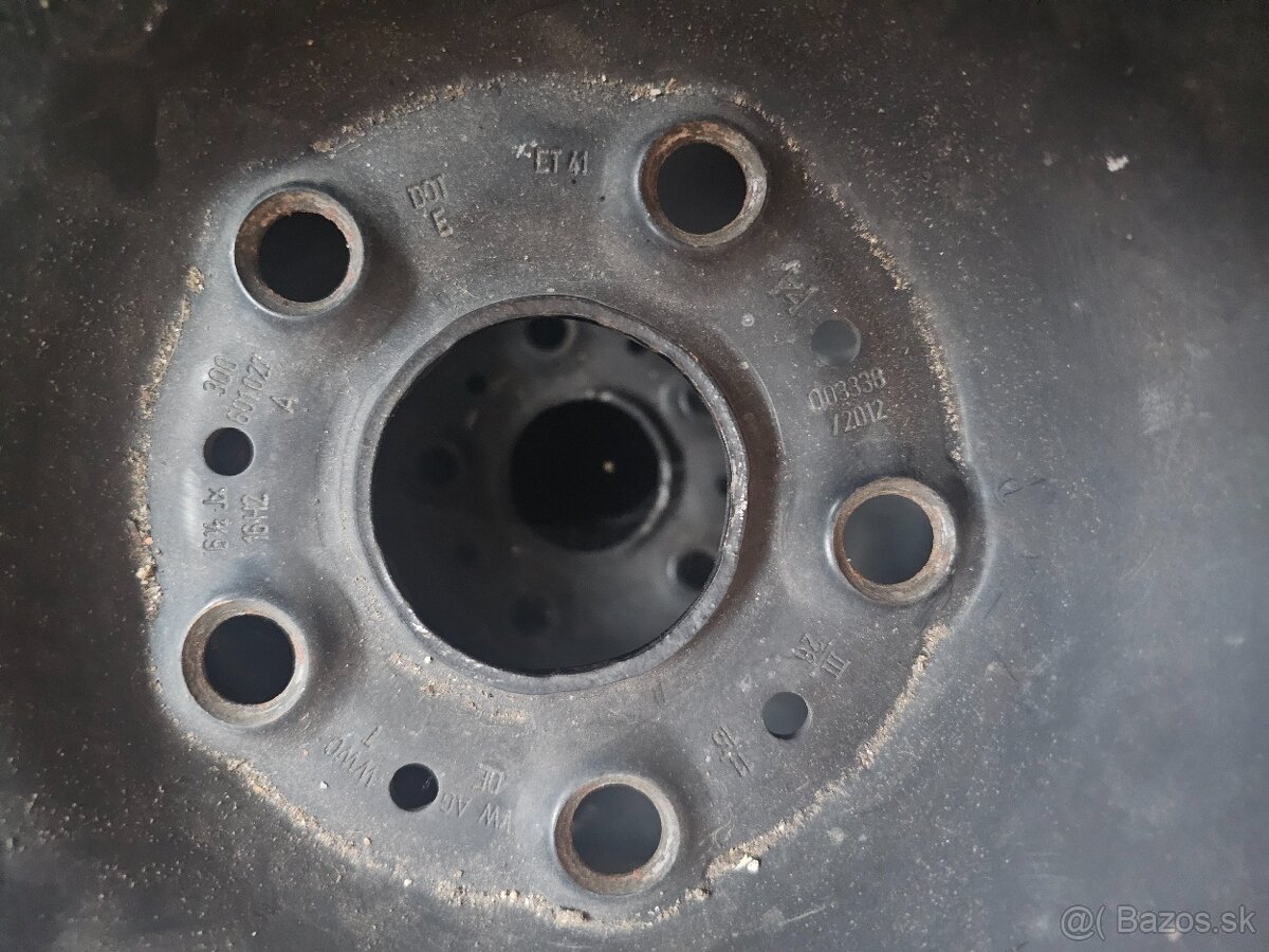 Plechové disky 5x 112 stred 57 R16 - 3