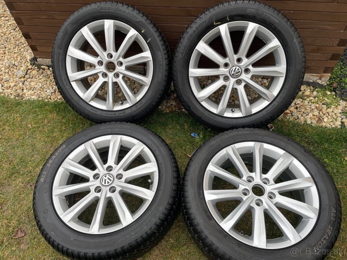 Helsinki-silber VW PASSAT B8 5x112 215 55 17 celoročné - 3