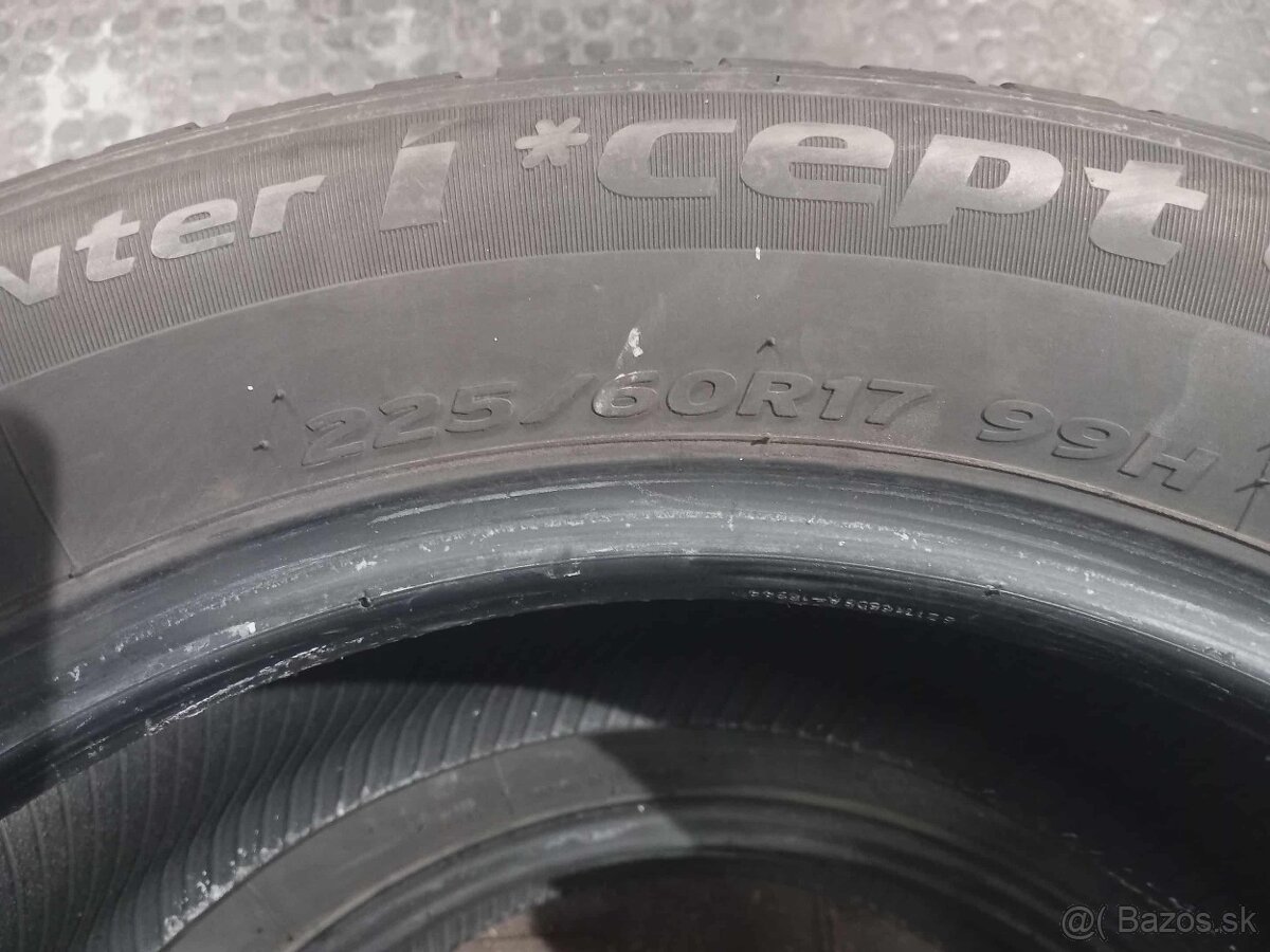 Pneumatiky zimné - Hankook 225/60/R17 - 3