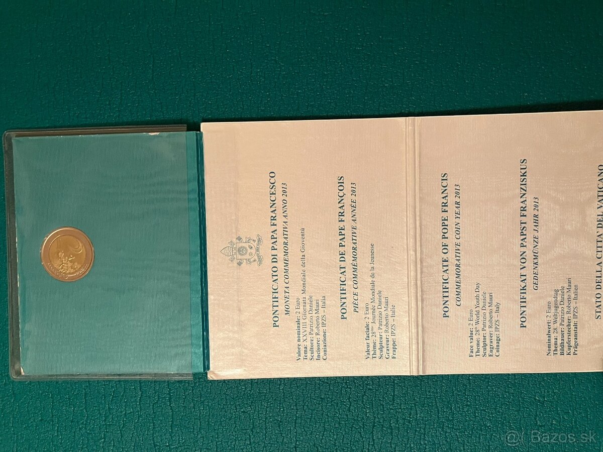 Výročná 2 eurominca Vatikán 2013 - 3