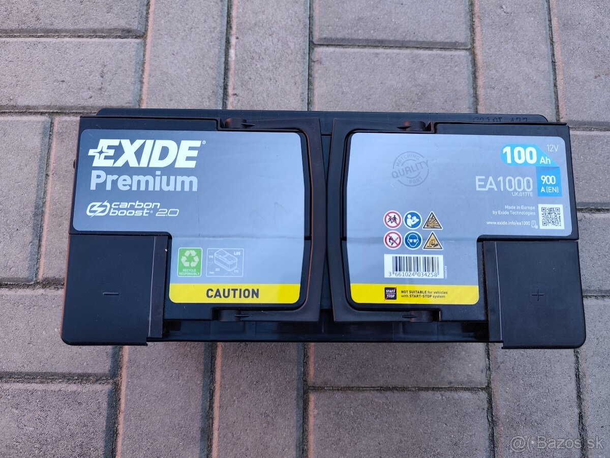Exide Premium 12V 100Ah 900A EA1000 - 3