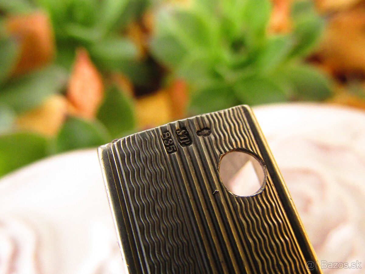 Strieborné púzdro na zapalovač, Ag 835 - 3